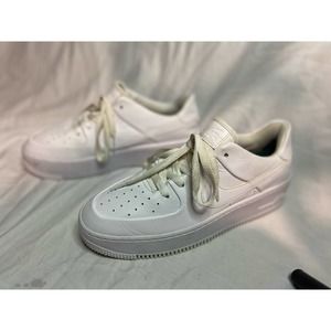 Nike Air Force 1 Triple White Chunky Sole AR5339-100